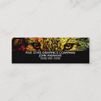 Minitarjeta De Visita Wolves Eyes Business Card