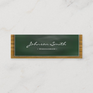 Minitarjeta De Visita Woodworker - Guay Blackboard Personal