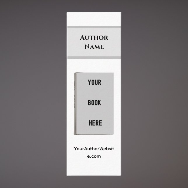 Minitarjeta De Visita Writer or Author Mini Bookmark For Promotions (Subido por el creador)