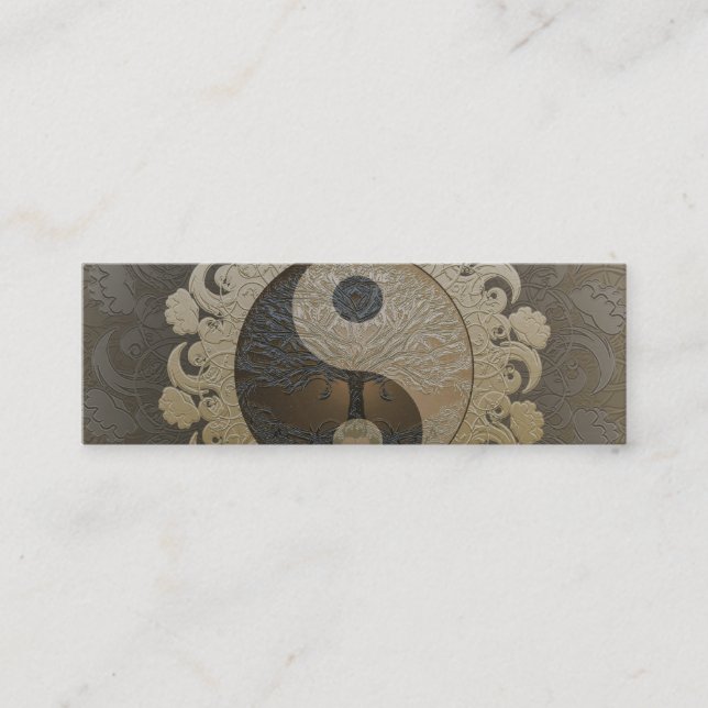 Minitarjeta De Visita Yin Yang (Anverso)