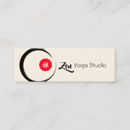 Minitarjeta De Visita Zen Yoga Studio