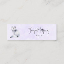 Zorro nórdico lindo con marcas florales