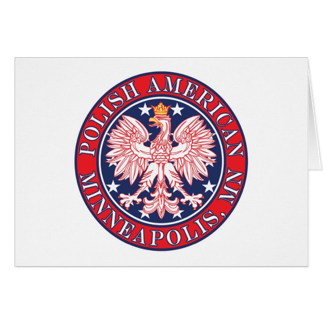 Minneapolis Minnesota Polaco (Anverso (Horizontal))