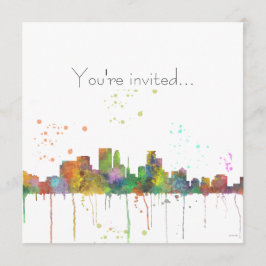 MINNEAPOLIS, MINNESOTA SKYLINE - Invitación