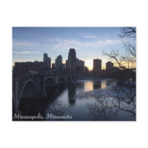 Minneapolis, postal de Minnesota