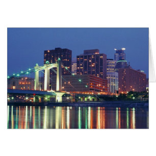 Minneapolis Skyline de noche