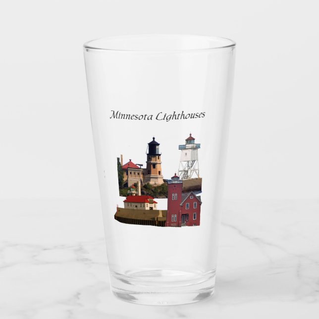 Minnesota Lighthouses glass (Anverso)