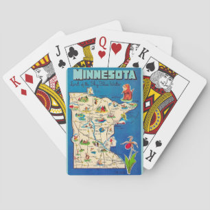 Minnesota Sky Blue Water Cartas de Juego