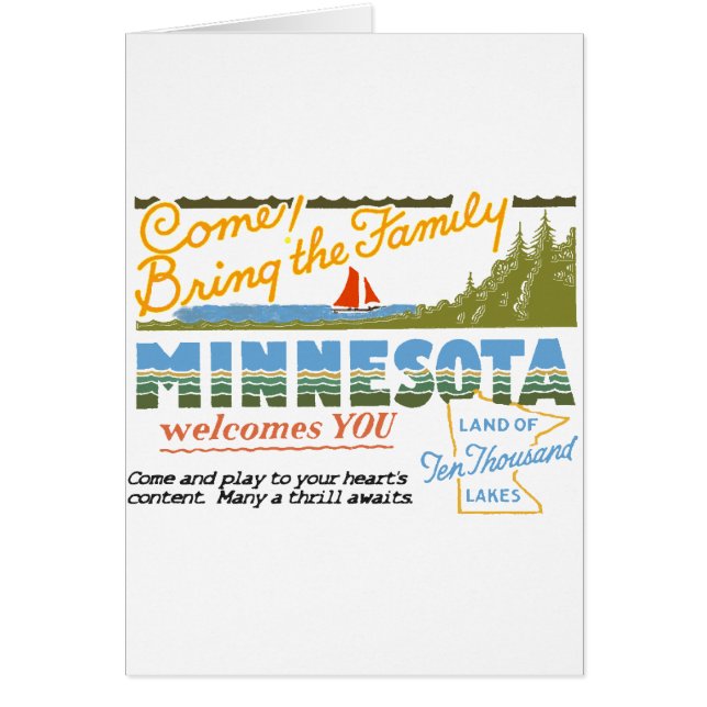Minnesota - tierra de los lagos ten Thousand (Frente)