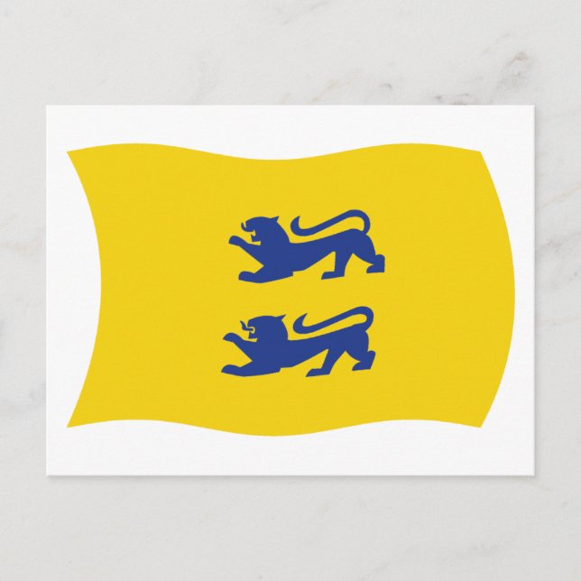 Minoría danesa del sur de Schleswig Bandera Postal (Anverso)