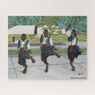 Minotaurs griegos bailando el gran rompecabezas de