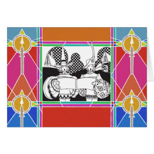 Minstres medievales de vidrio templado sin plomo