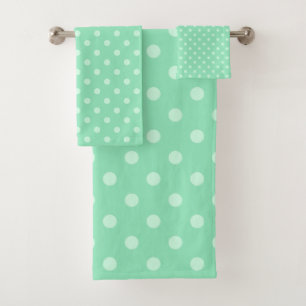Mint Green Doted Moderno y elegante plantilla de m