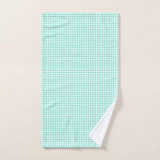 Mint Green Gingham Pattern Small Check Plage