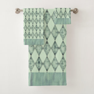 Mint Green Moda Harlequin