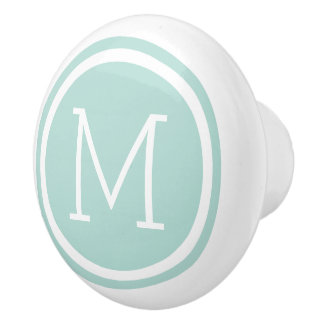 Mint Monograma Personalizado del tirador