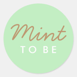 Mint to be Welcome Bag o Pegatina Favorito