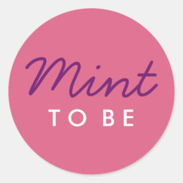 Mint to be Welcome Bag o Pegatina Favorito