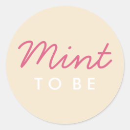 Mint to be Welcome Bag o Pegatina Favorito