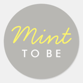 Mint to be Welcome Bag o Pegatina Favorito