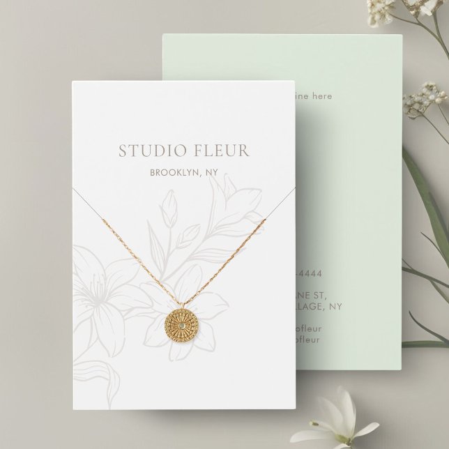 Mint & White | Exposición de Negocios Floral Chic (Subido por el creador)