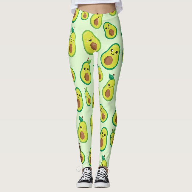 Minty "Avo-Cute" Leggings (Anverso)