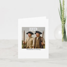 Minutemen en entrenamiento.