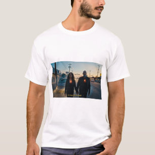 Miquiztli Calavera Amantes Pasean - Camiseta