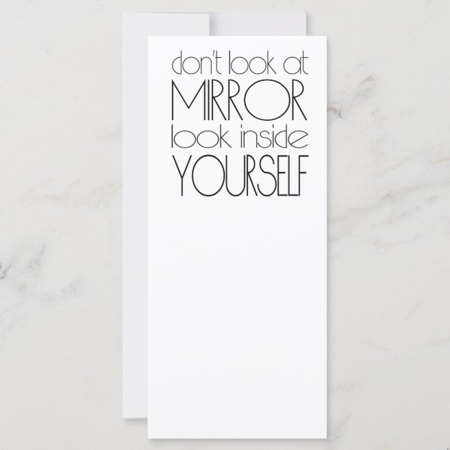 Mira dentro de ti (Anverso)