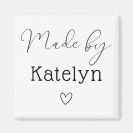 Mira lo que hice un imán personalizado