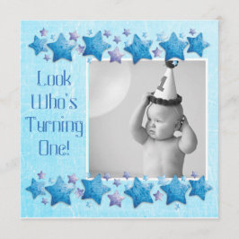 Mira quién cumple 1, primera invitación de cumplea