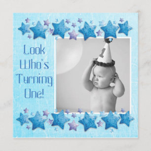 Mira quién cumple 1, primera invitación de cumplea