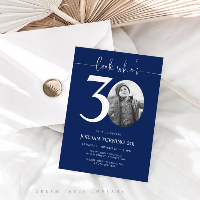 Mira Quién Cumple 30 | Invitación de cumpleaños 30 (Subido por el creador)