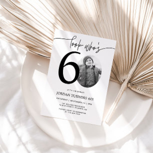Mira Quien Cumple 60   Invitación Cumpleaños 60 co