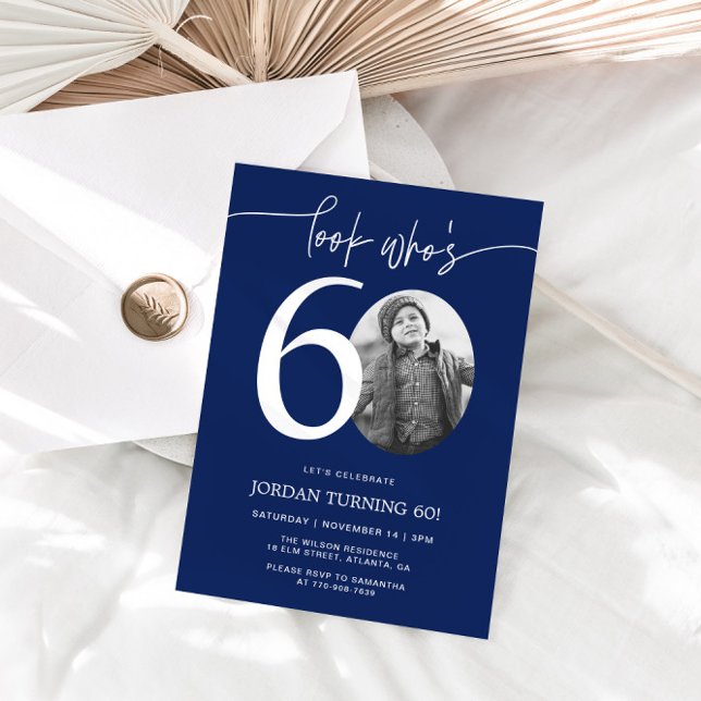 Mira Quién Cumple 60 | Invitación de Cumpleaños 60 (Subido por el creador)