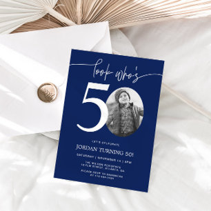 Mira quién tiene 50 años   Invitación de cumpleaño