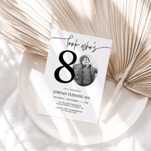 Mira quién tiene 80 años   Invitación de cumpleaño