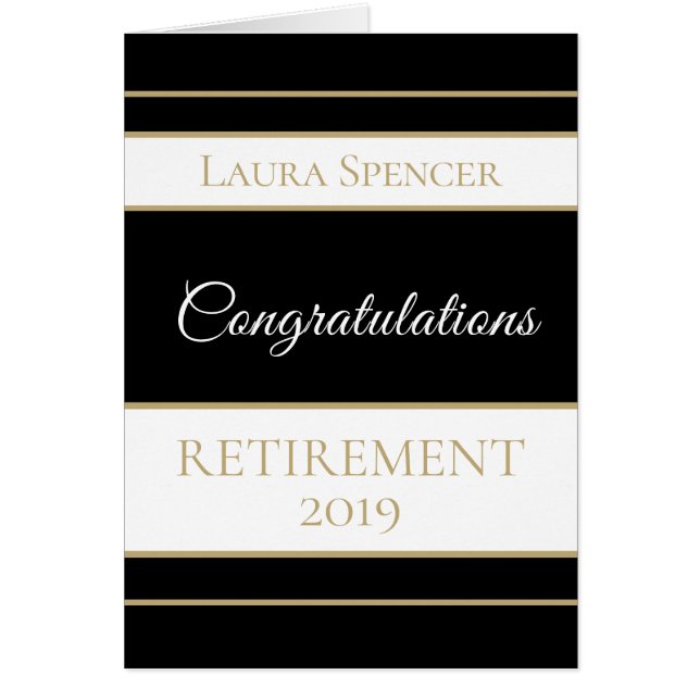 ¡Mira! Tarjeta de personalizado Retiree (Frente)