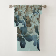 Mirabel Hortensia Marrón y Azul Marino Elegante