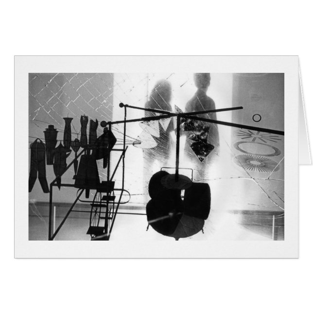 Mirada a través del vidrio grande - fragmento de (Anverso (Horizontal))