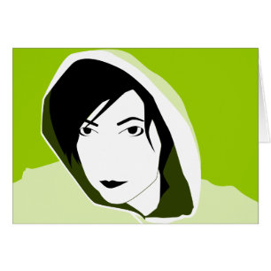 mirada de encapuchado