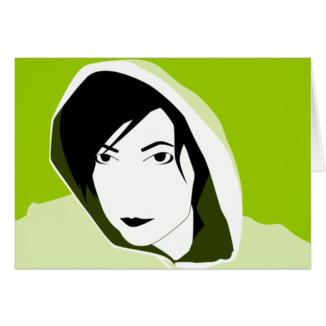 mirada de encapuchado (Anverso (Horizontal))