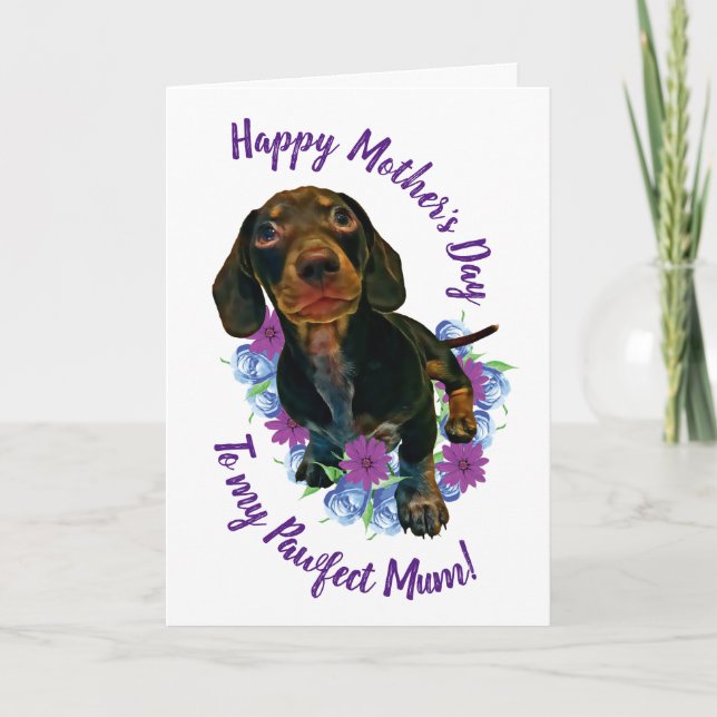 Mirada "del día de madre feliz" en mí tarjeta del (Anverso)