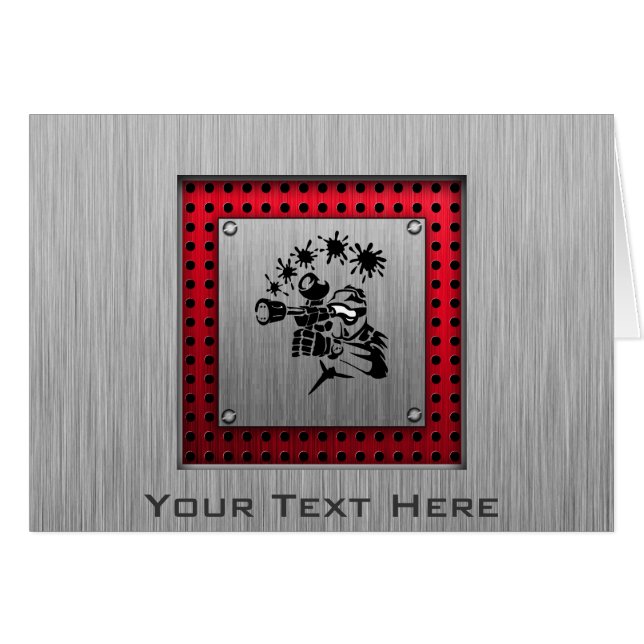 Mirada metalizado cepillada Paintball (Anverso (Horizontal))