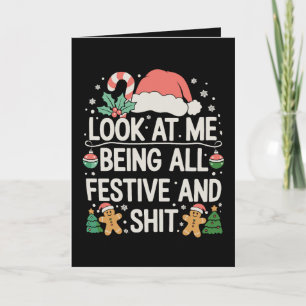 Mírame siendo todo festivo y Navidad Xmas
