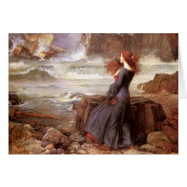 Miranda — La tentación de John William Waterhouse (Anverso (Horizontal))