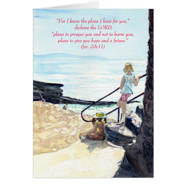 "Mirando (cristiano)" la tarjeta (Frente)