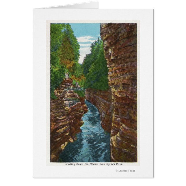 Mirando hacia abajo el abismo utilizable de la cue (Frente)