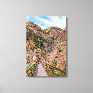 Mirando hacia abajo la impresión de lienzos de esc