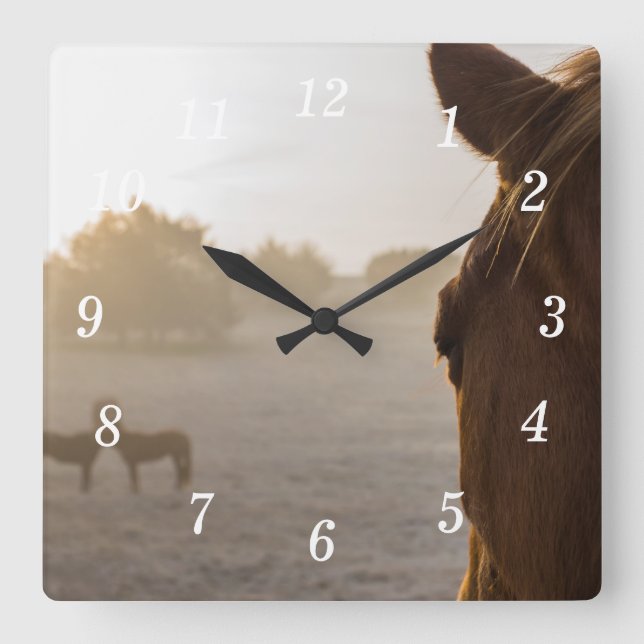 Mirando hacia el reloj de pared (Anverso)